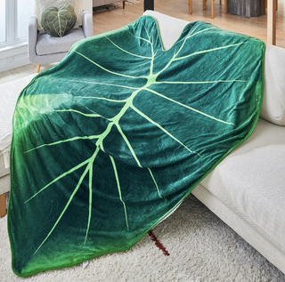 RoyalVerde™ Luxurious Leaf-Themed Blankets