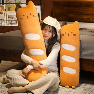 Long Bread Cat Pillow